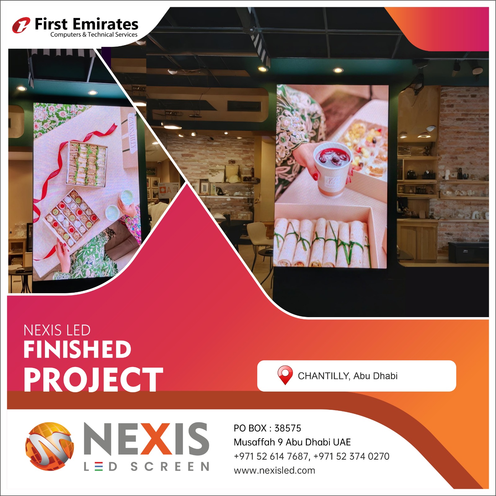 Beautiful outlet design for company by Nexis